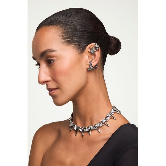 Colar Curto Shanghai Prata Boho